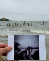 Today's mail, LYA postcard from David Wolanski- davidwolanski.com..His picture taken with a toy - camera..Scene in picture is in Vicksburg Mississippi..Background is Mc Hale Park in Seabrook Texas